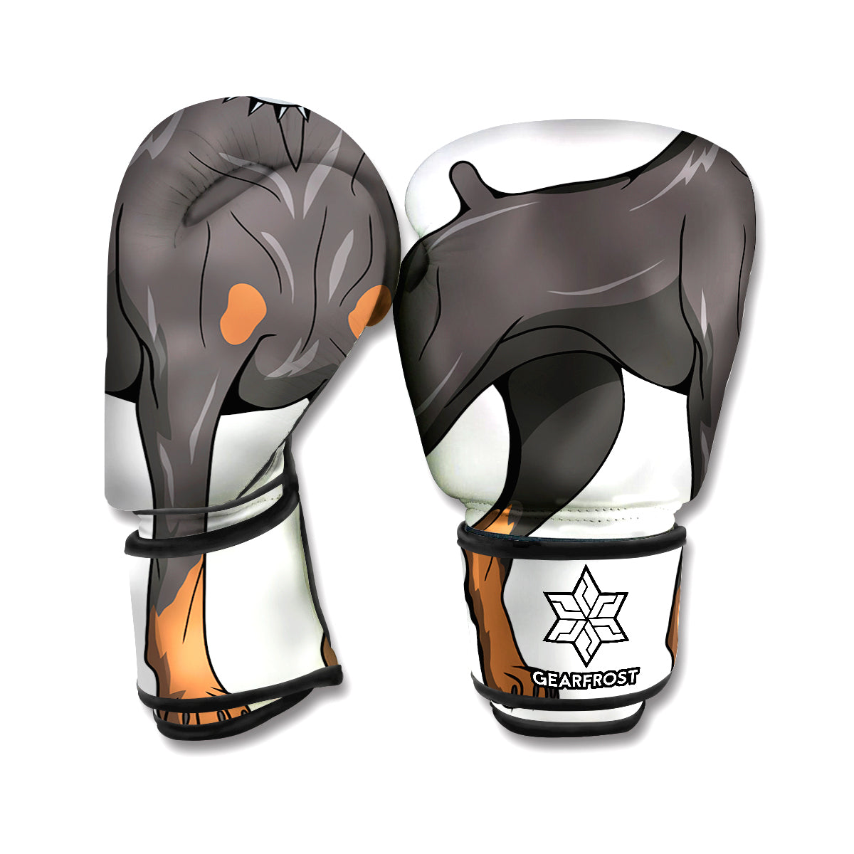 Doberman Pinscher Print Boxing Gloves