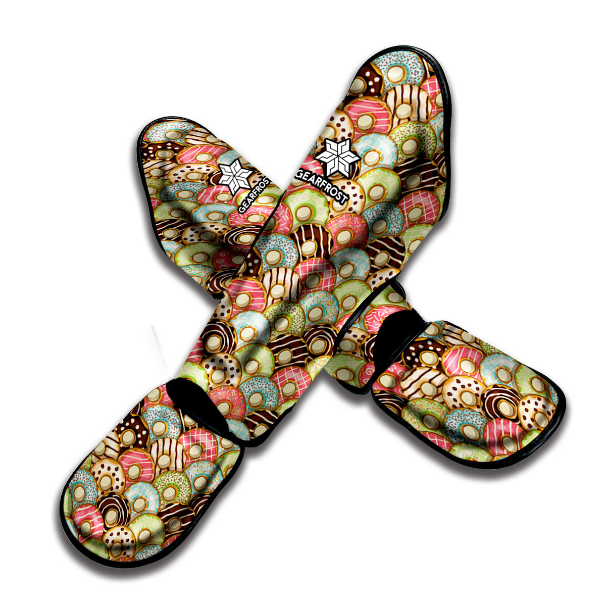 Donuts Pattern Print Muay Thai Shin Guard