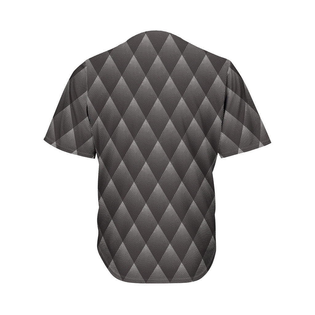 Dot Geometric Triangle Pattern Print Men's Baseball Jersey