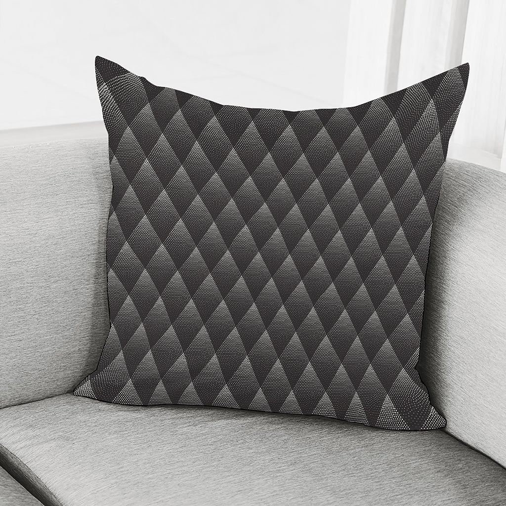 Dot Geometric Triangle Pattern Print Pillow Cover
