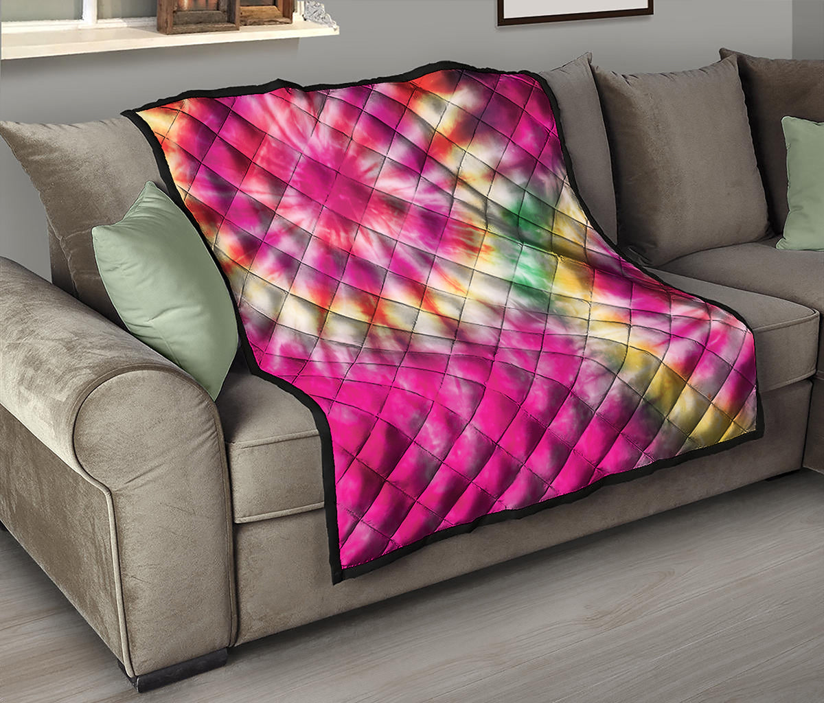 Double Tie Dye Print Quilt