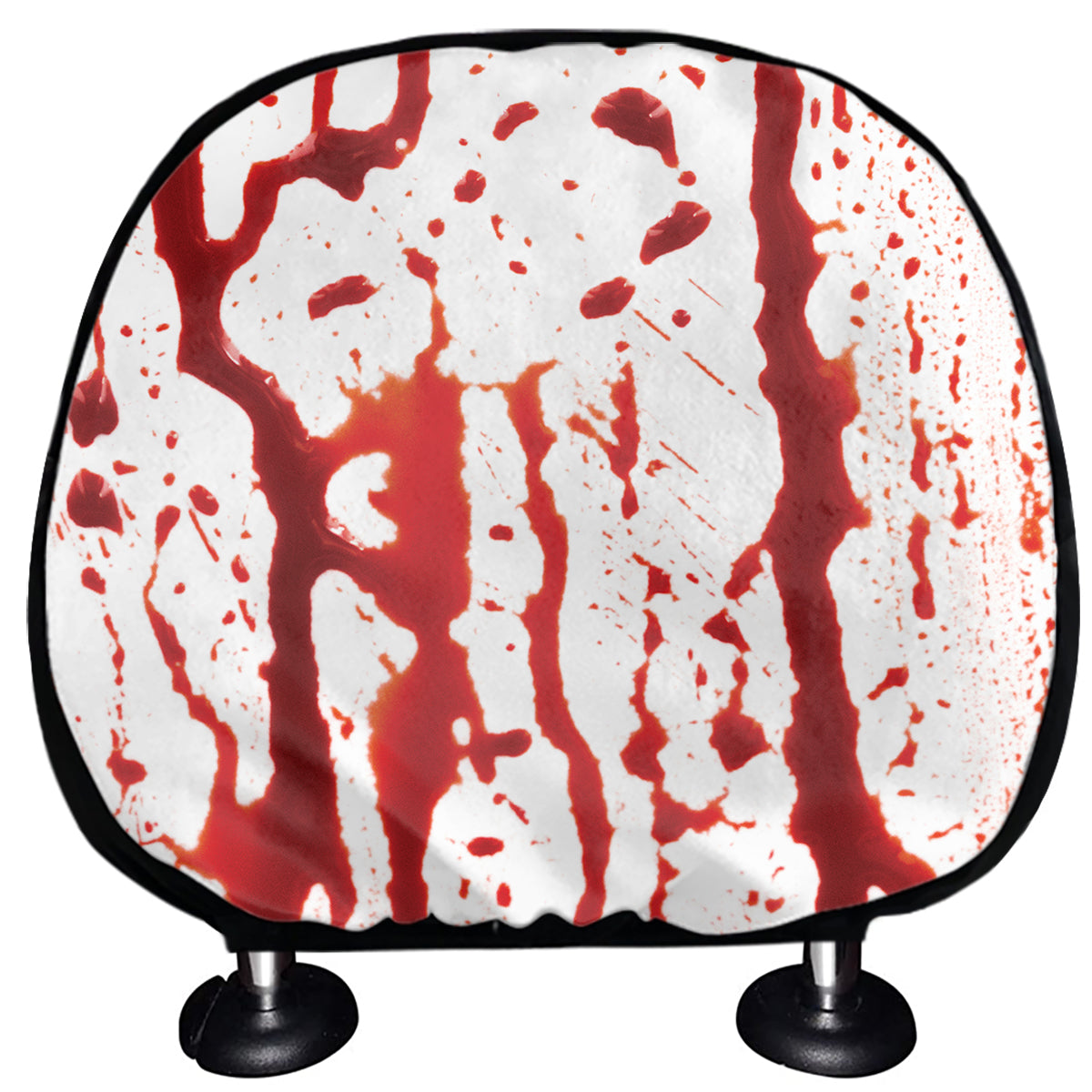 Dripping Blood Print Car Headrest Covers