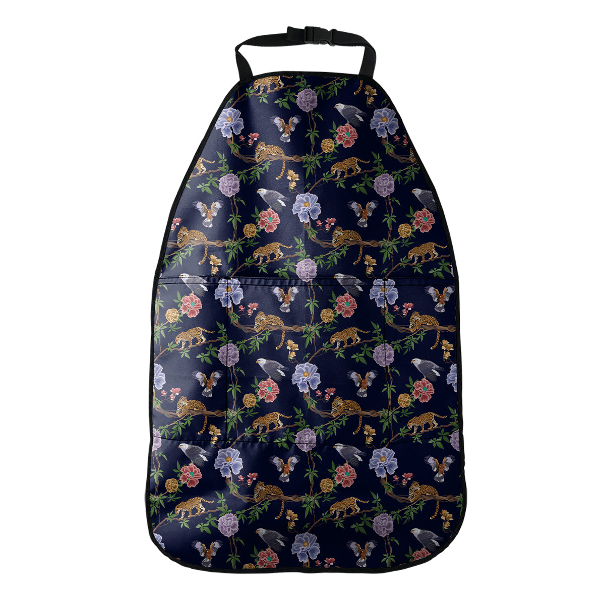 Eagle And Jaguar Pattern Print Car Seat Organizers