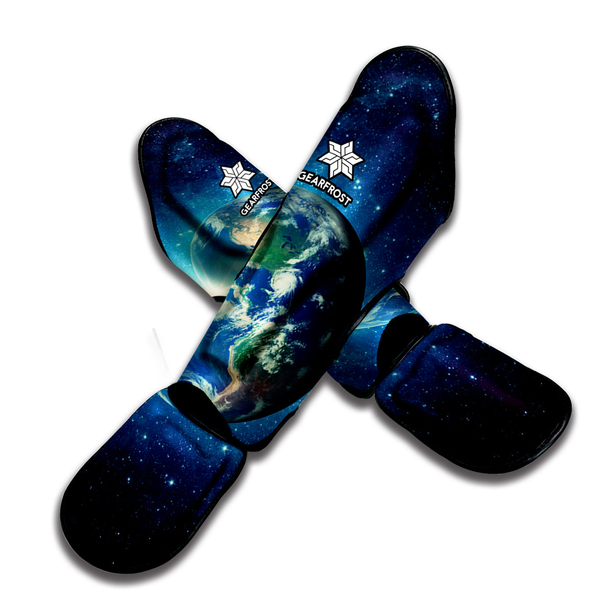 Earth And Space Print Muay Thai Shin Guard