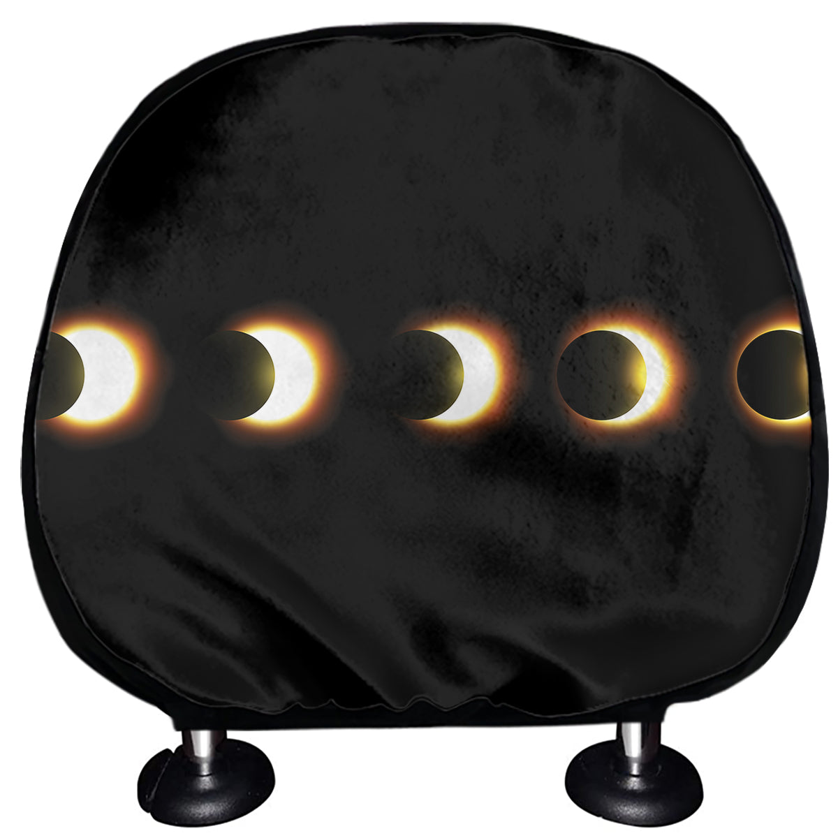 Eclipse Phases Print Car Headrest Covers