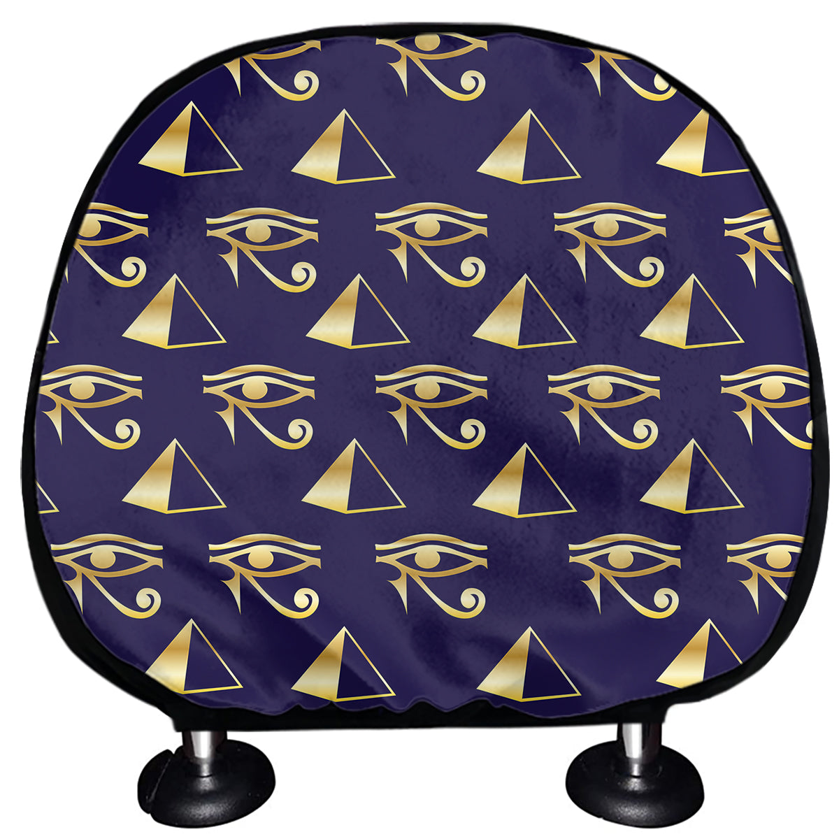 Egypt Eye Of Horus Pattern Print Car Headrest Covers