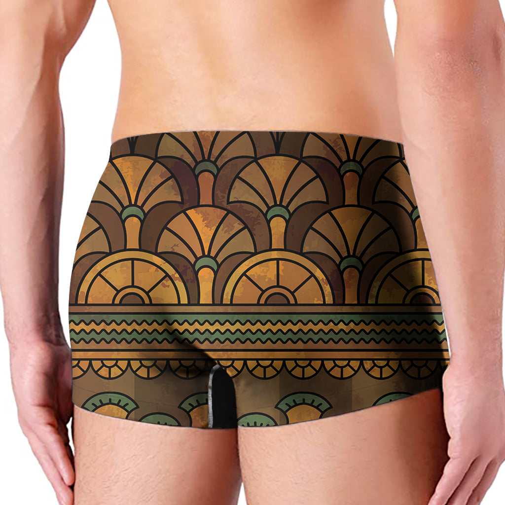 Egyptian Ethnic Pattern Print Men's Boxer Briefs