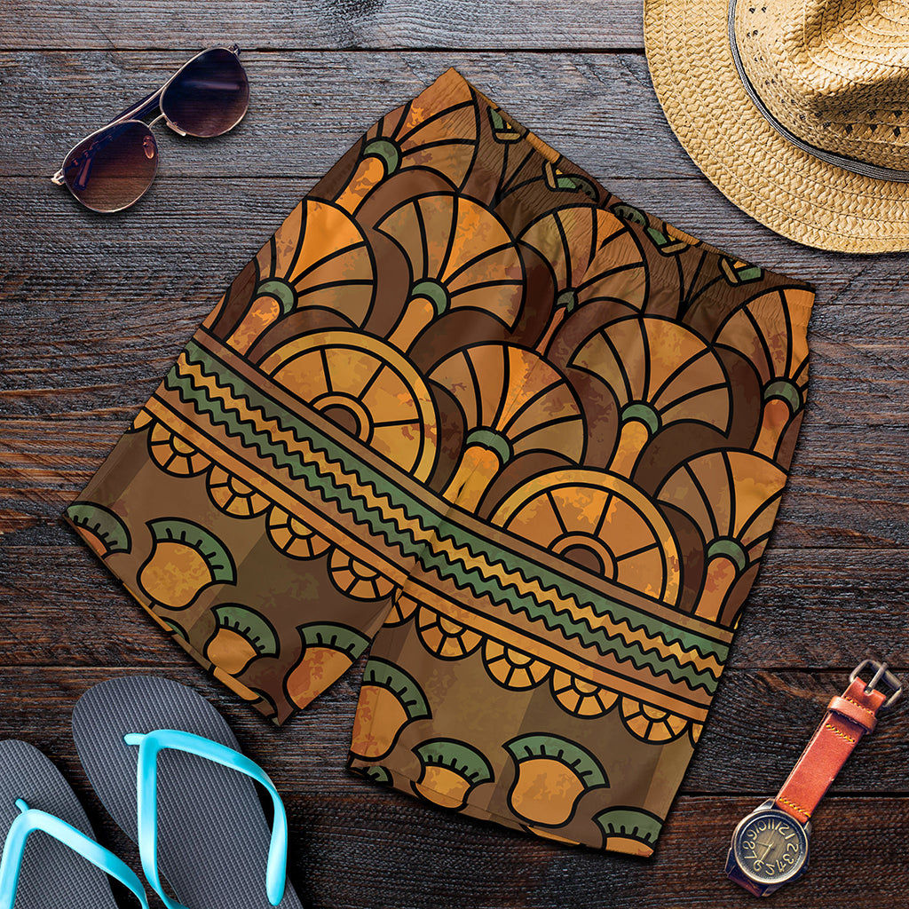 Egyptian Ethnic Pattern Print Men's Shorts