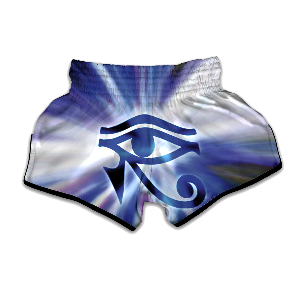 Egyptian Eye Of Horus Print Muay Thai Boxing Shorts