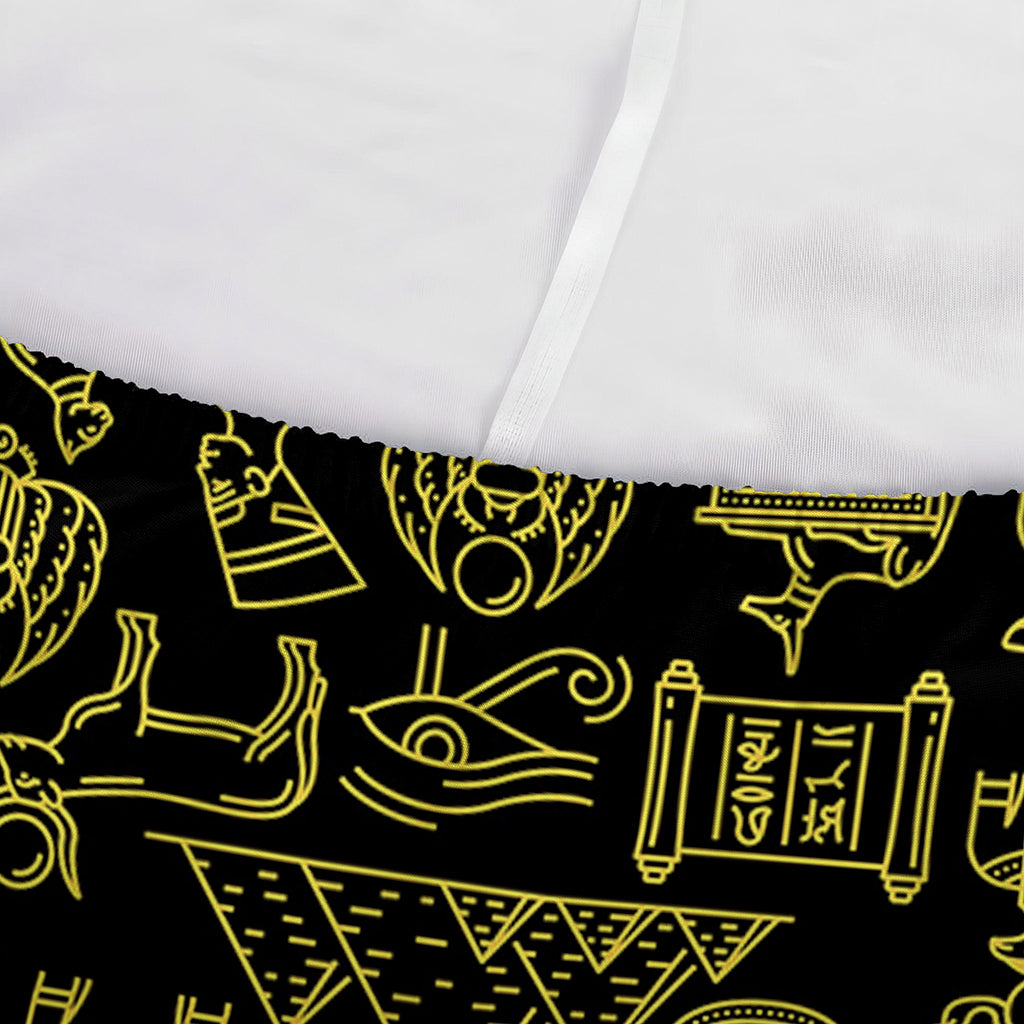 Egyptian Symbols Pattern Print Sofa Cover