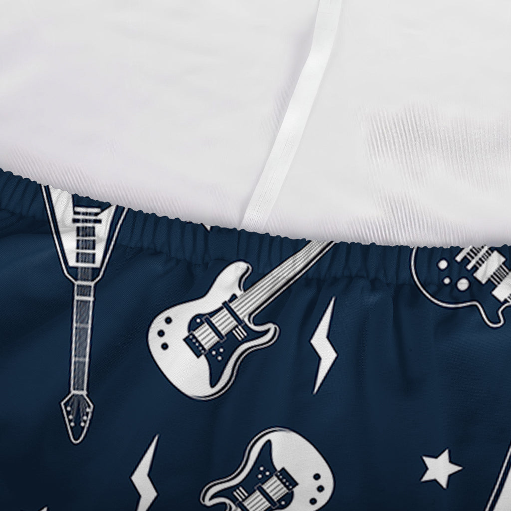 Electric Guitar Pattern Print Sofa Cover