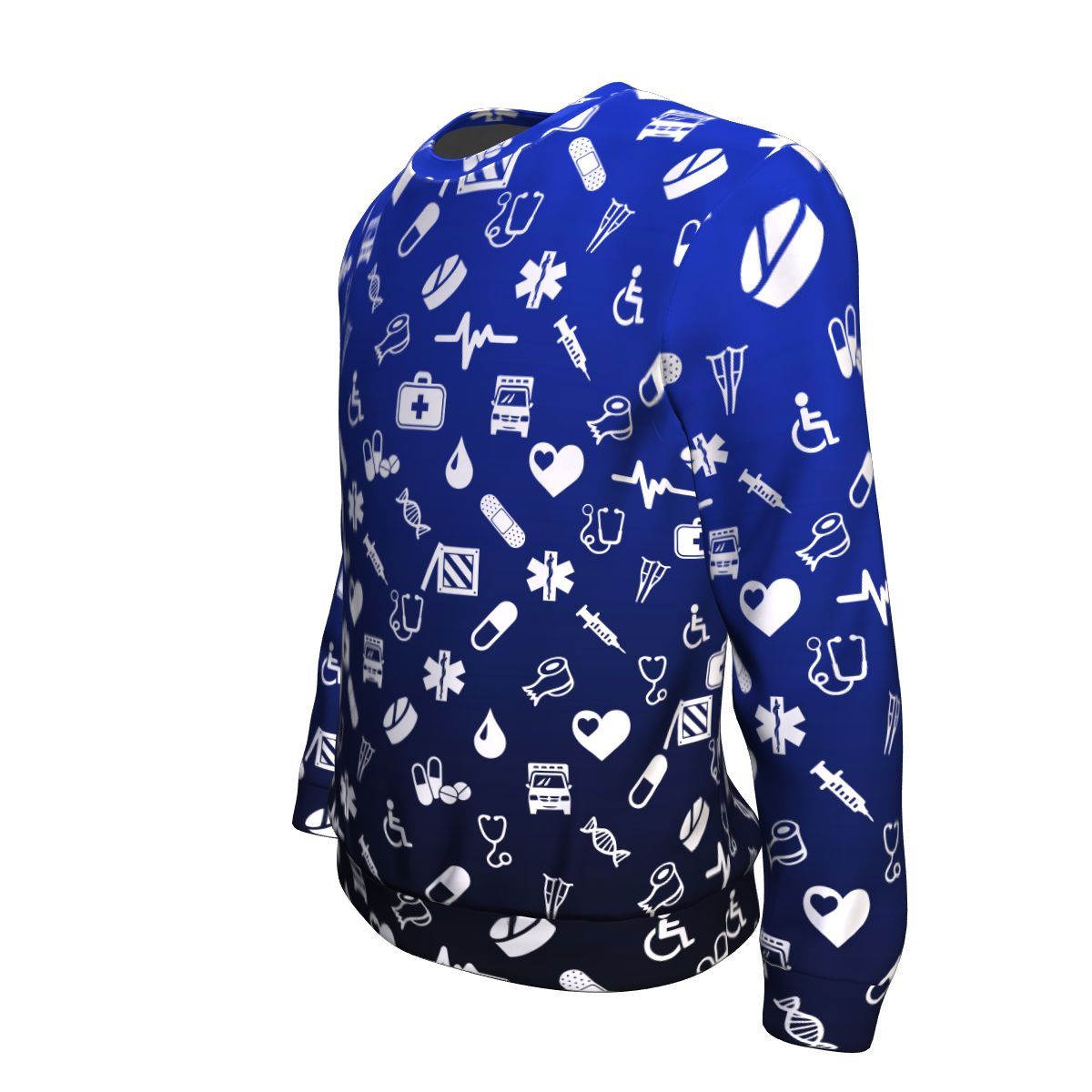 EMT/Paramedic Pattern Unisex Crewneck Sweatshirt GearFrost