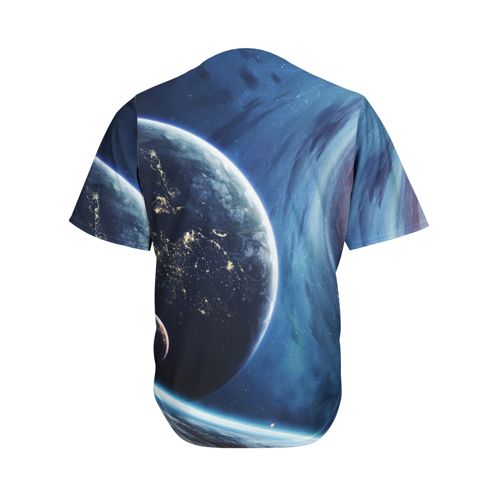 Endless Space Print Men's Baseball Jersey