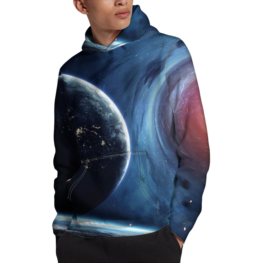 Endless Space Print Pullover Hoodie