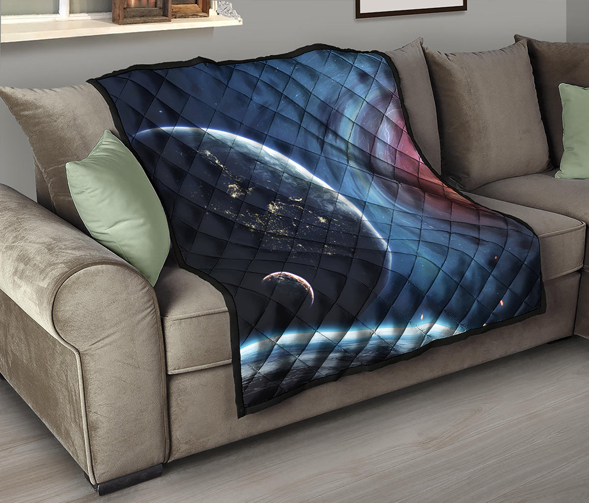 Endless Space Print Quilt