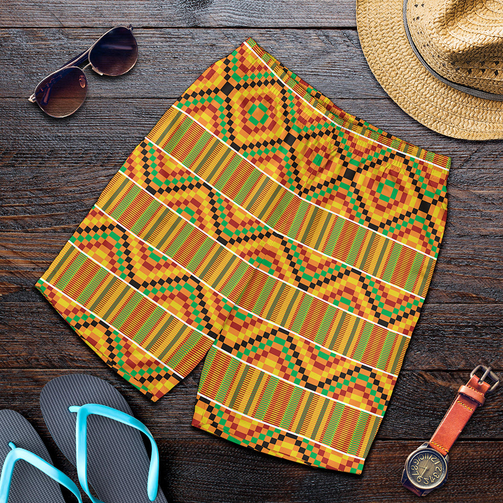 Ethnic Kente Pattern Print Men's Shorts