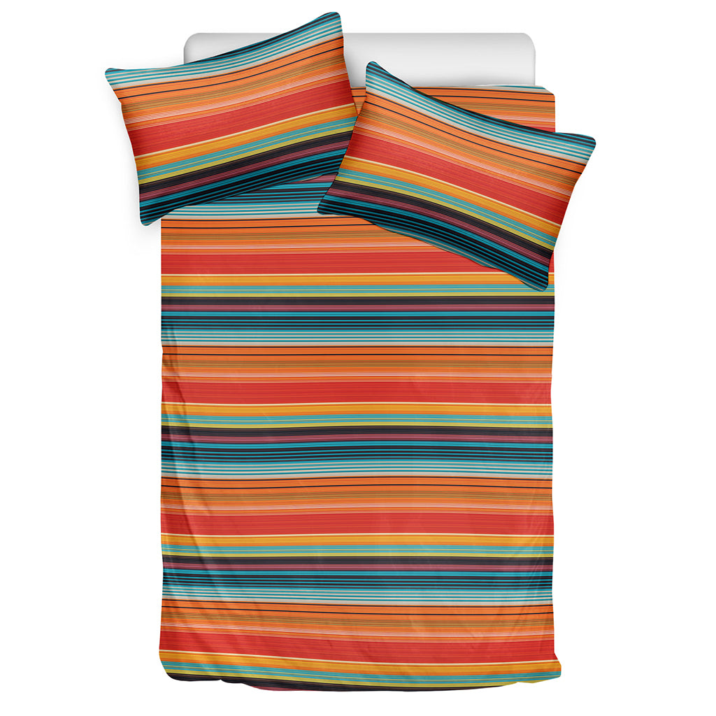 Ethnic Mexican Blanket Pattern Print Duvet Cover Bedding Set