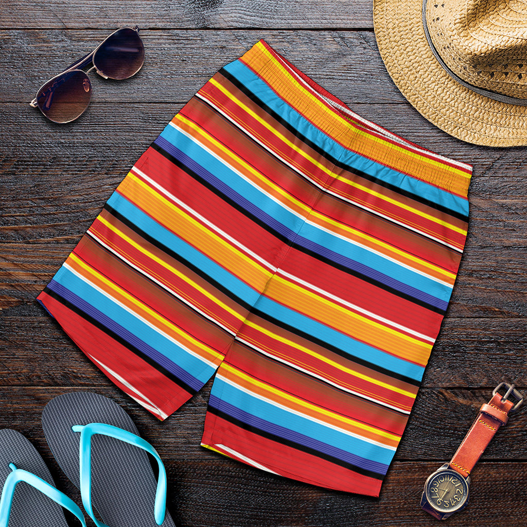Ethnic Mexican Woven Pattern Print Men's Shorts