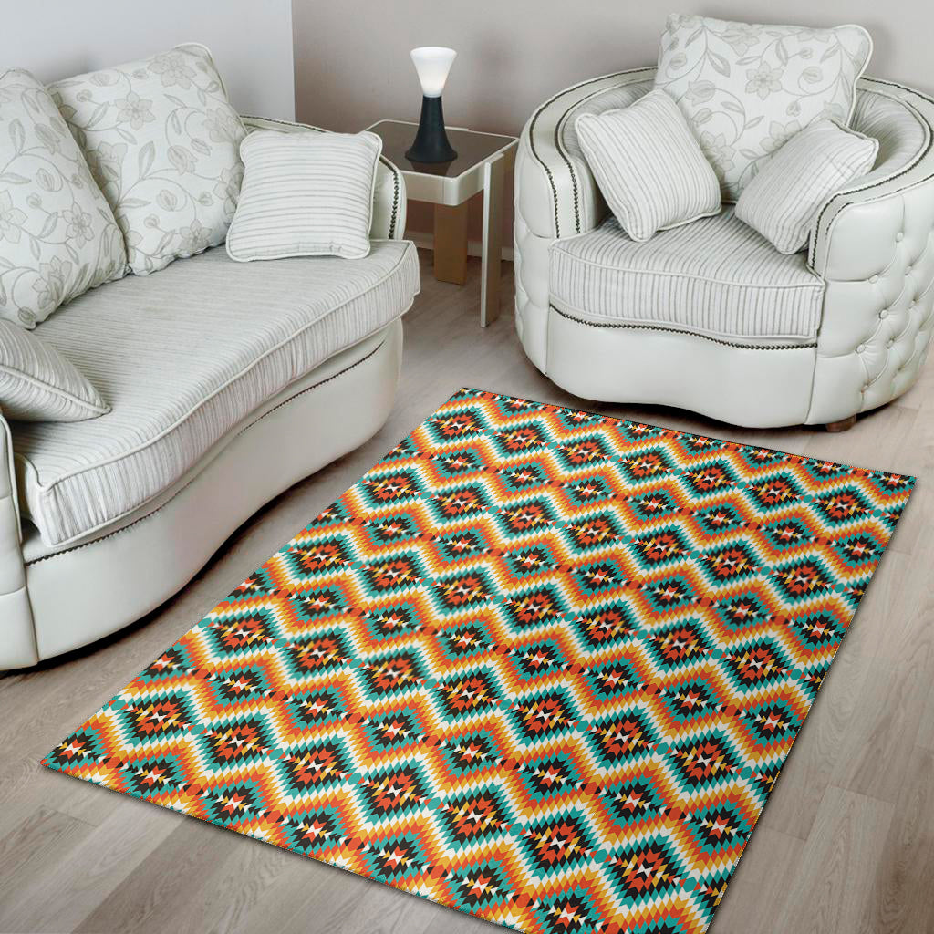 Ethnic Native American Pattern Print Area Rug