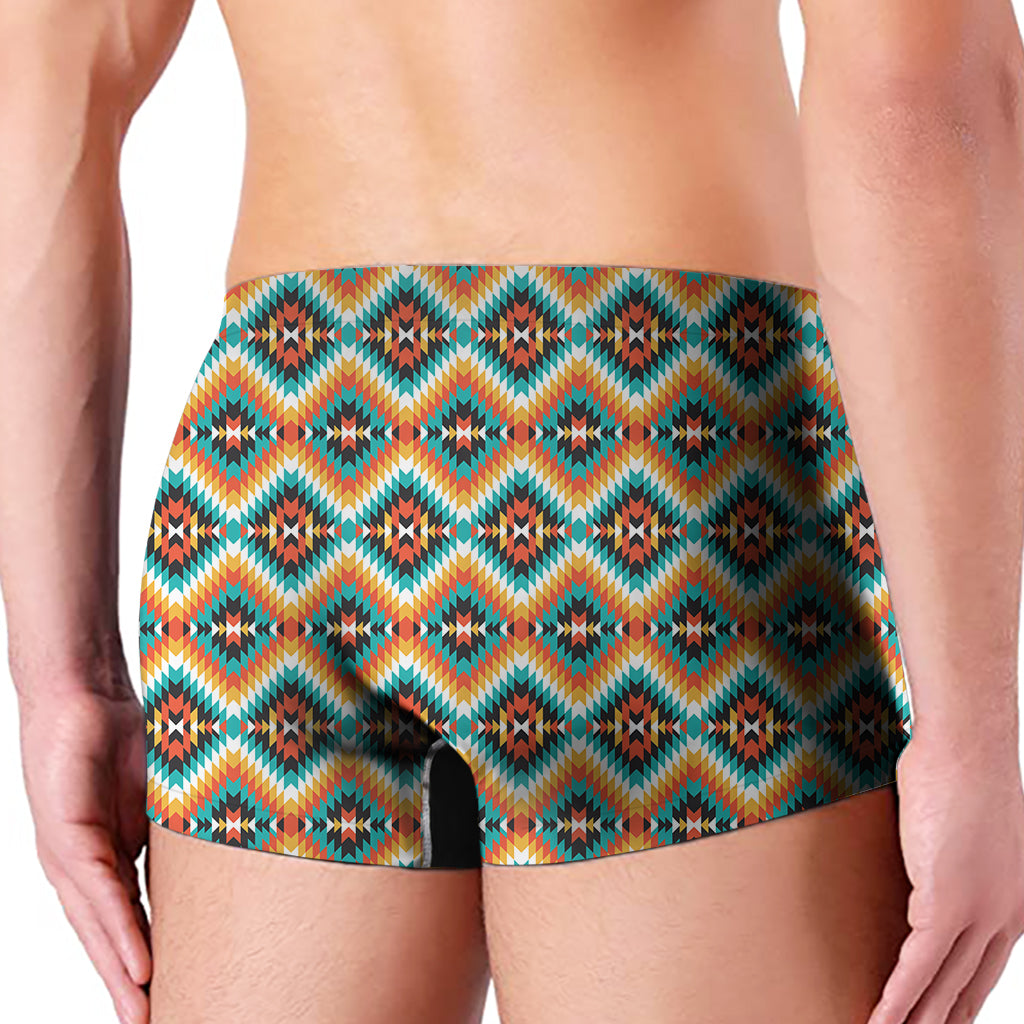 Ethnic Native American Pattern Print Men's Boxer Briefs