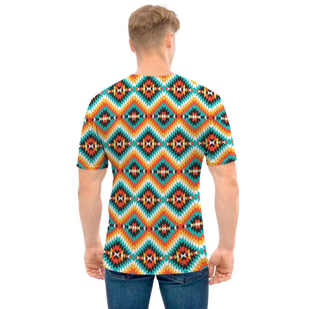 Ethnic Native American Pattern Print Men's T-Shirt