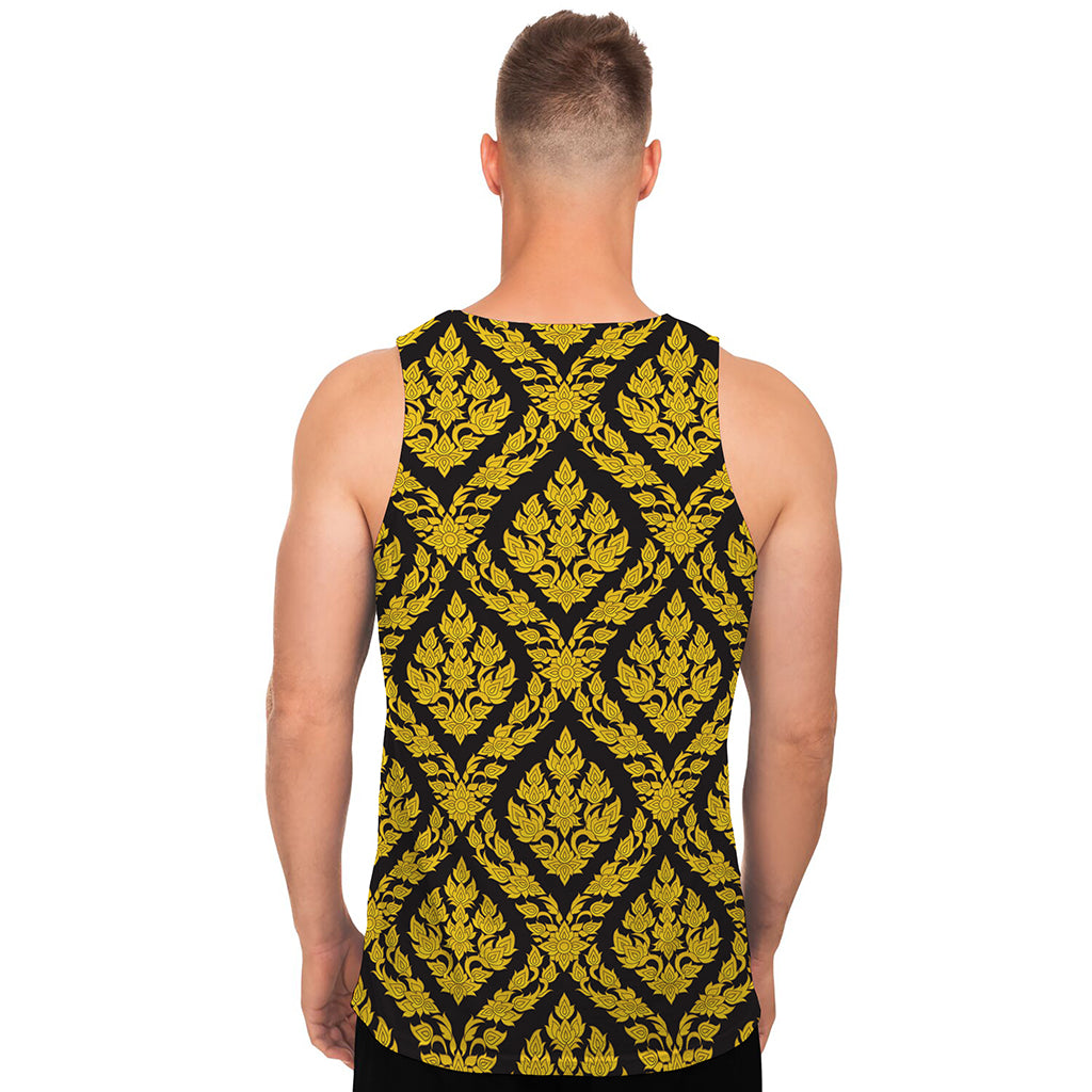 Ethnic Thai Pattern Print Men's Tank Top