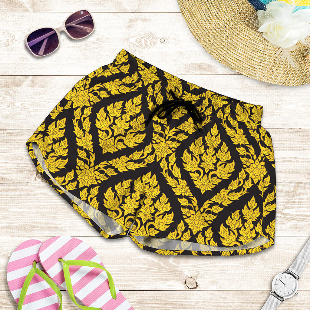 Ethnic Thai Pattern Print Women's Shorts