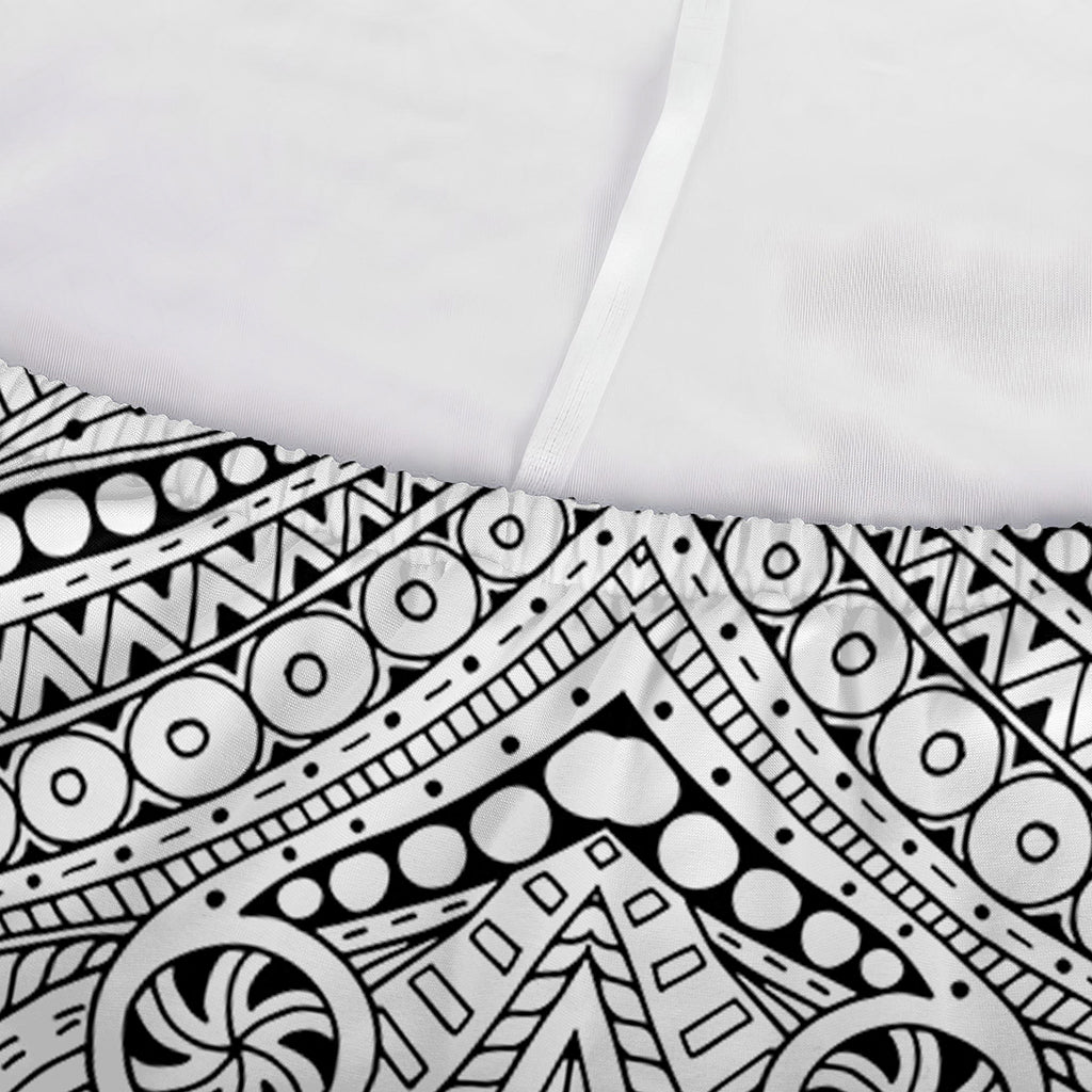 Ethnic Zentangle Pattern Print Sofa Cover