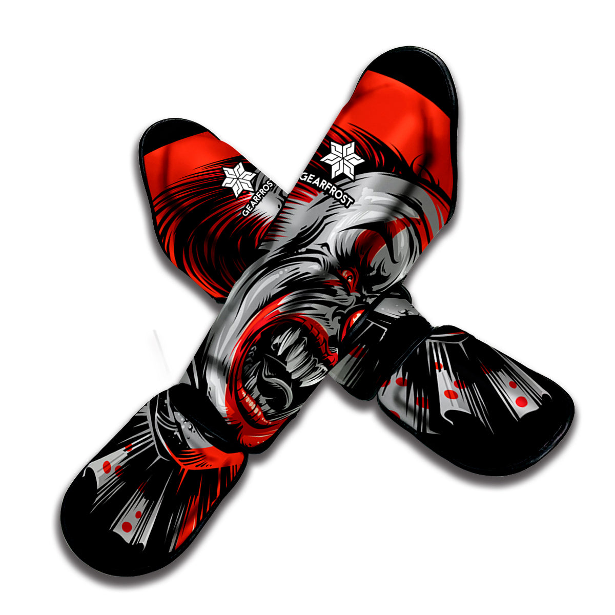 Evil Clown Print Muay Thai Shin Guard