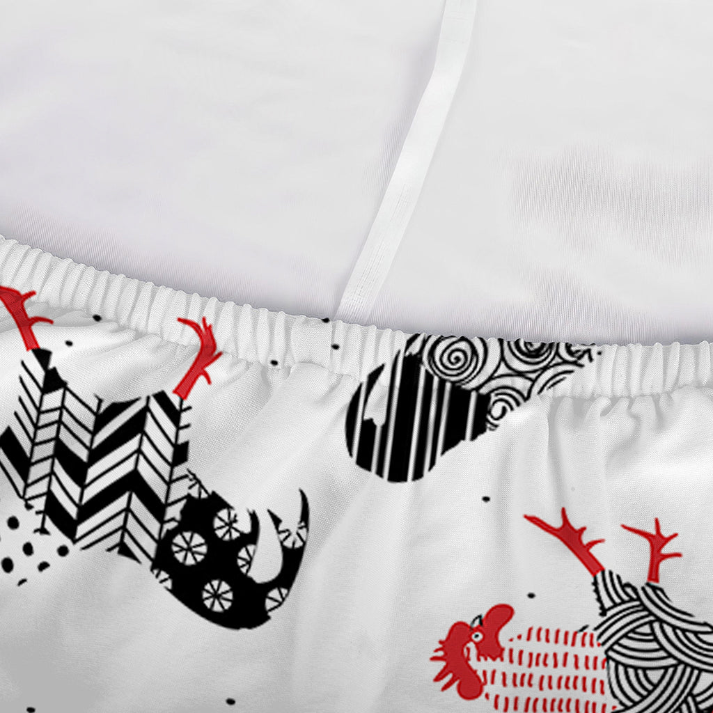 Exotic Chicken Pattern Print Sofa Cover