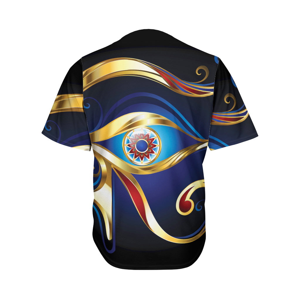 Eye Of Horus Amulet Print Men's Baseball Jersey