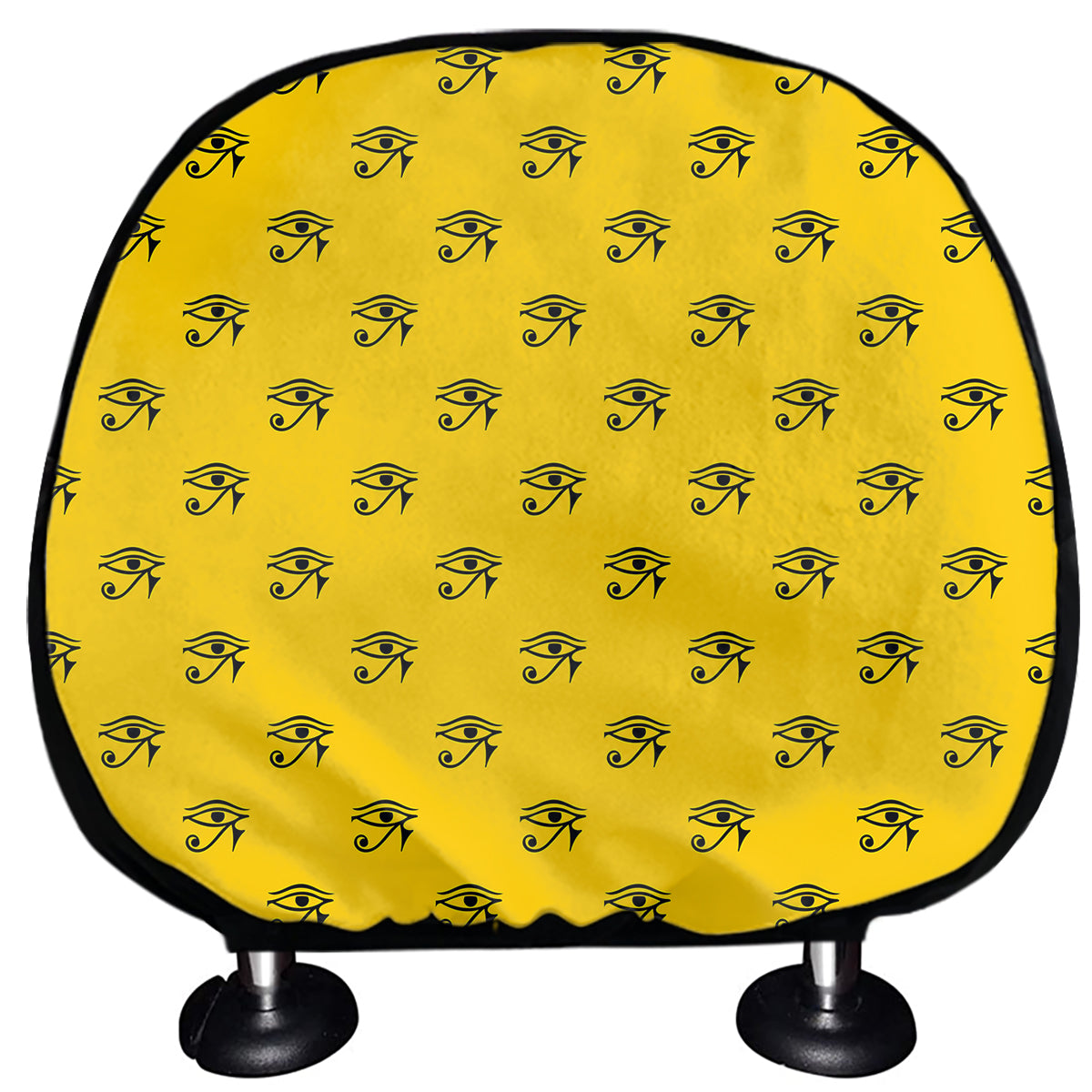 Eye Of Horus Symbol Pattern Print Car Headrest Covers