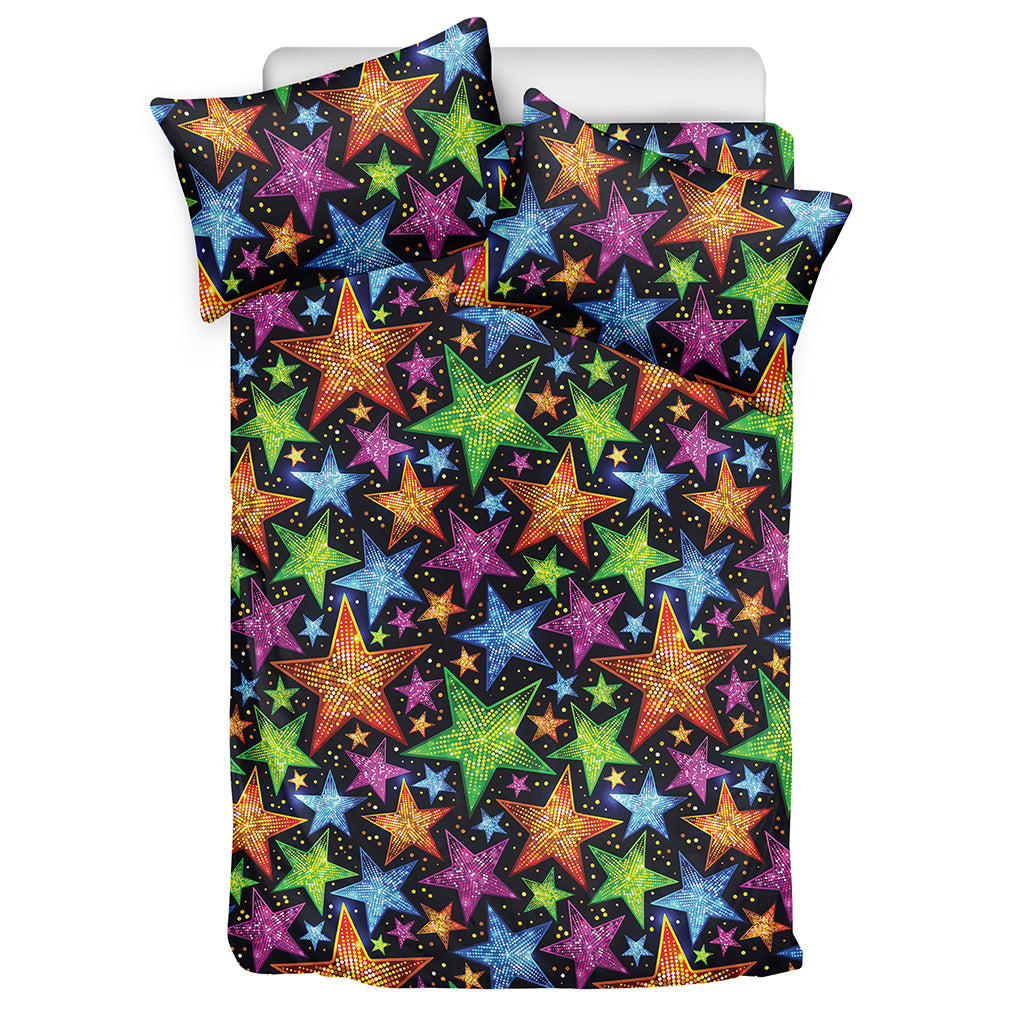 Fantastic Star Pattern Print Duvet Cover Bedding Set