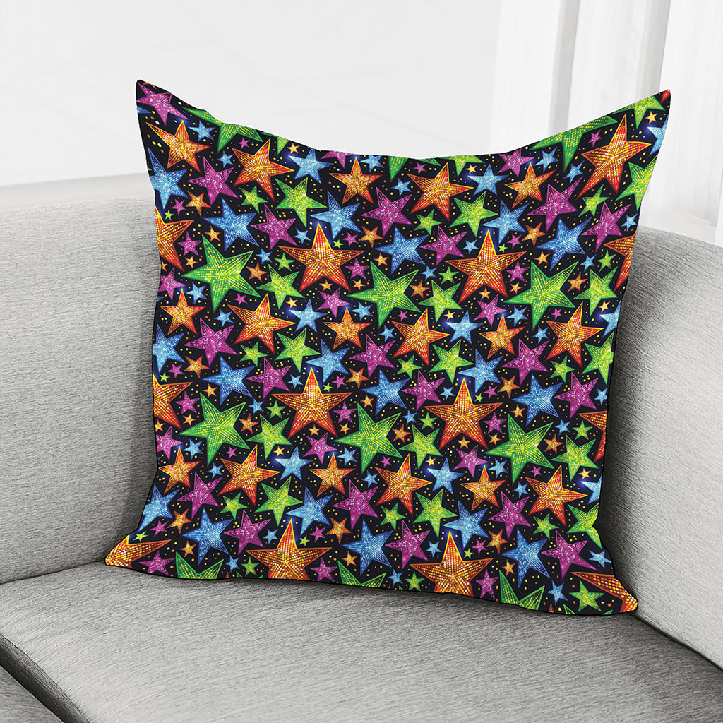 Fantastic Star Pattern Print Pillow Cover