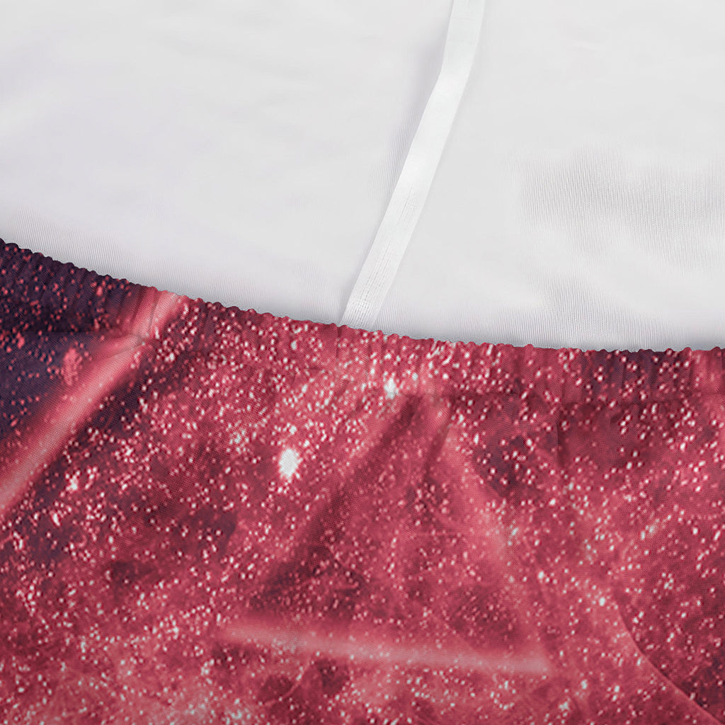 Fiery Star of David Print Sofa Cover