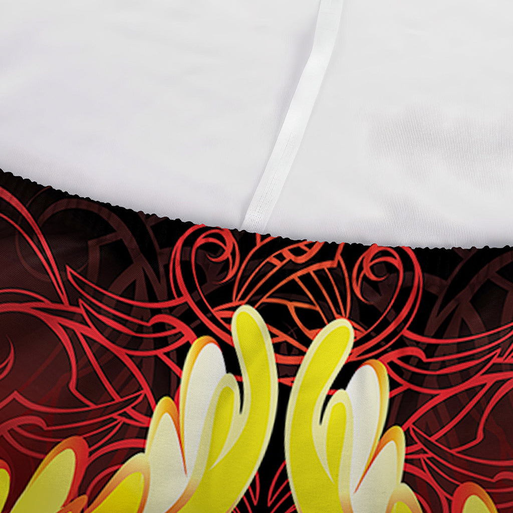 Fire Angel Wings Print Sofa Cover