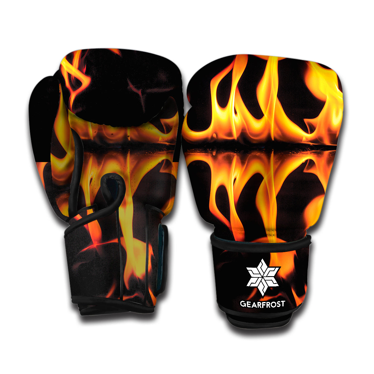 Flamingo Pineapple Print Boxing Gloves