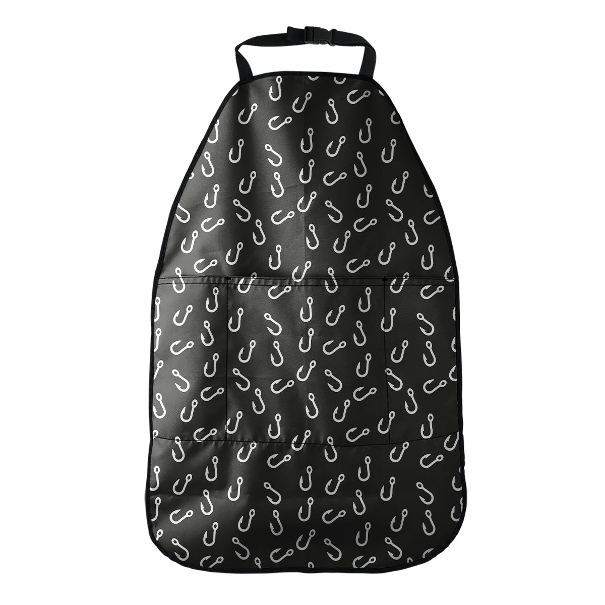 Fishing Hooks Pattern Print Car Seat Organizers