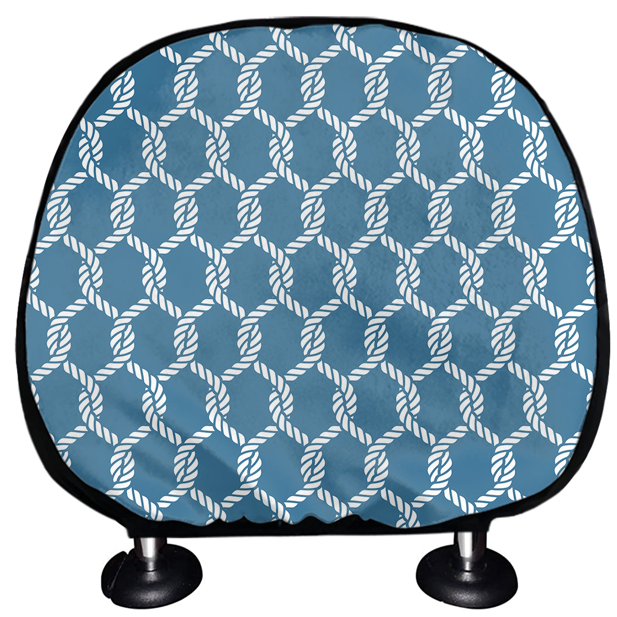 Fishing Rope Knots Pattern Print Car Headrest Covers