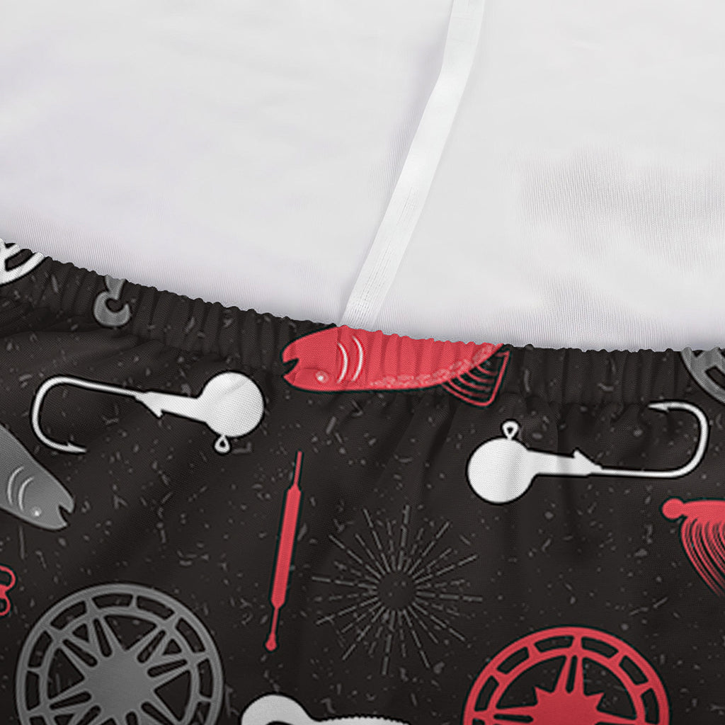 Fishing Theme Pattern Print Sofa Cover