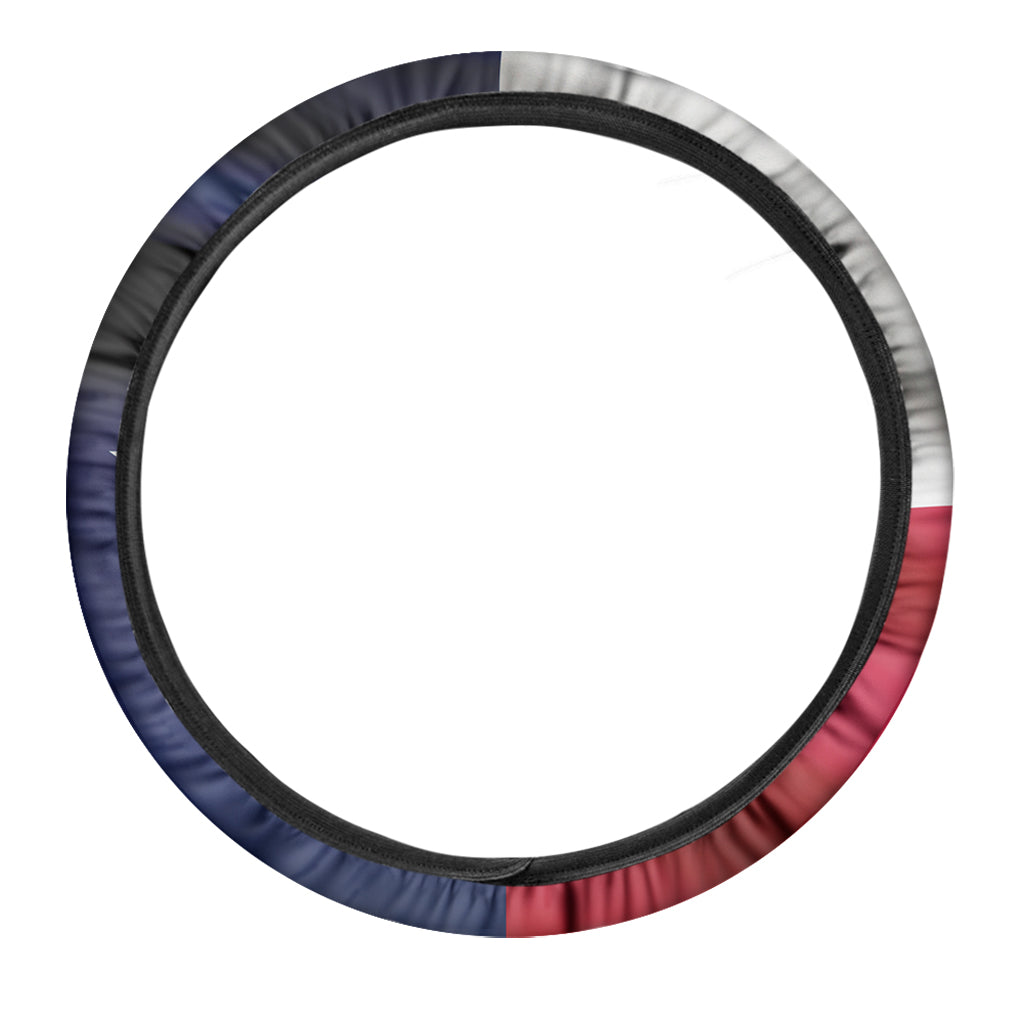 Flag Of Texas Print Car Steering Wheel Cover
