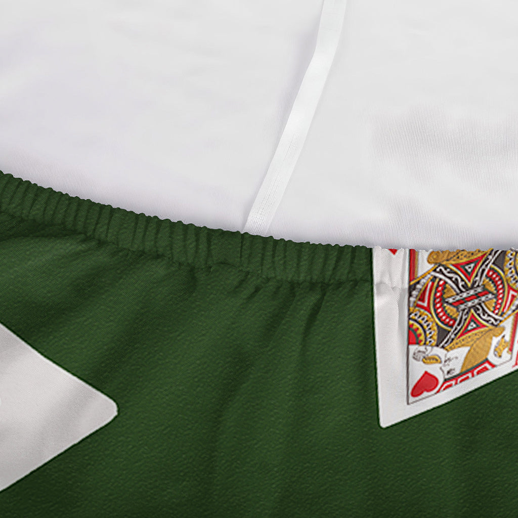 Flying Poker Cards Print Sofa Cover
