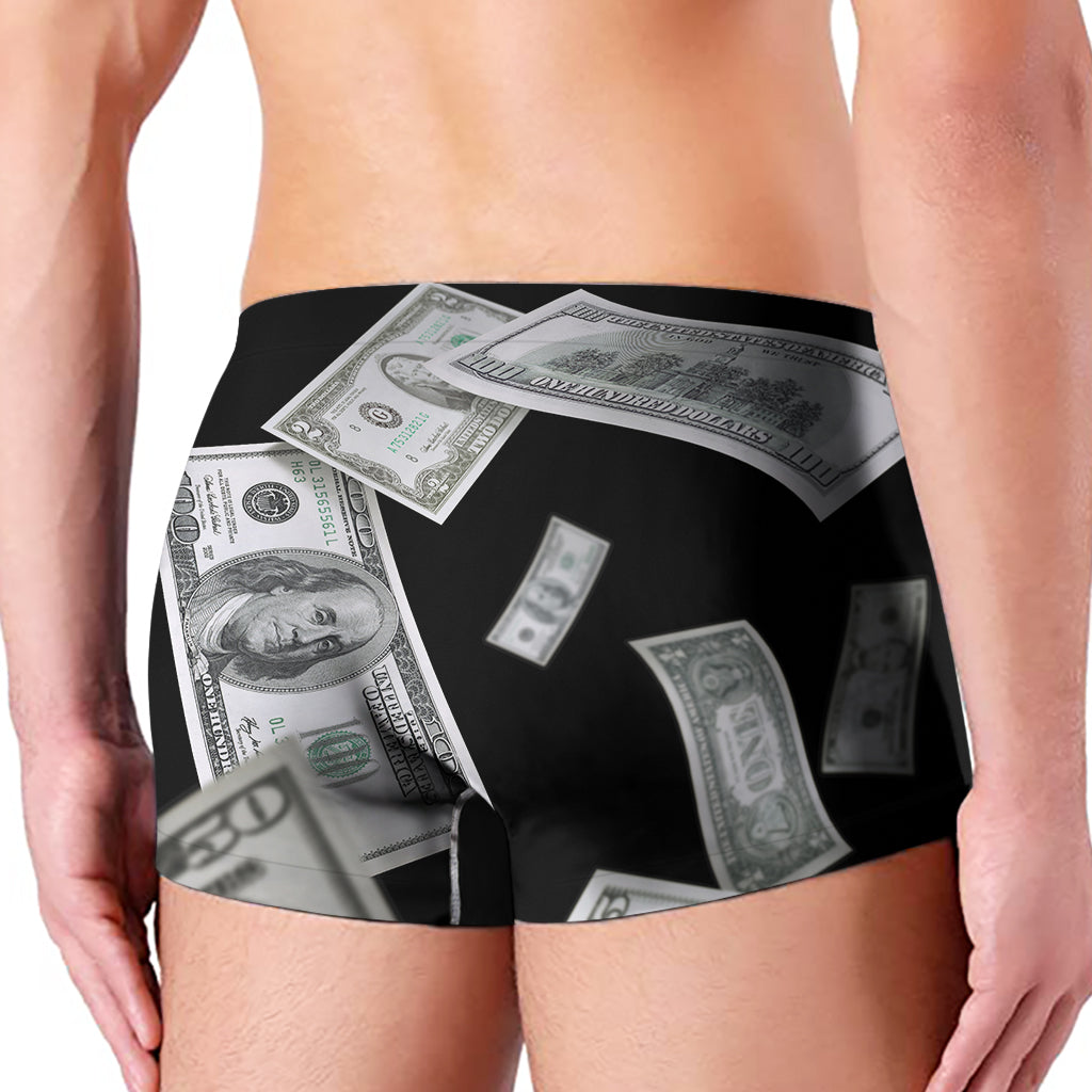 Flying USD Print Men's Boxer Briefs