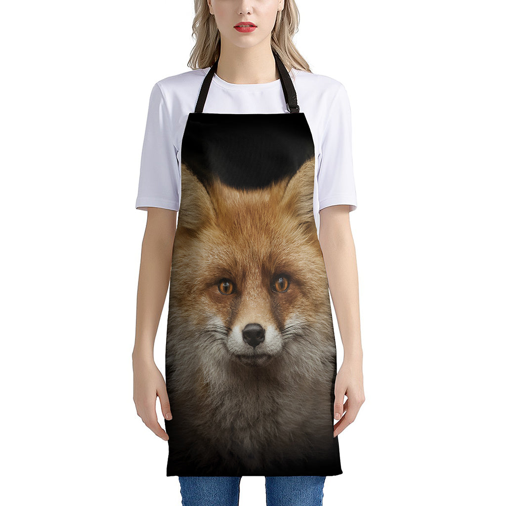 Fox Portrait Print Apron