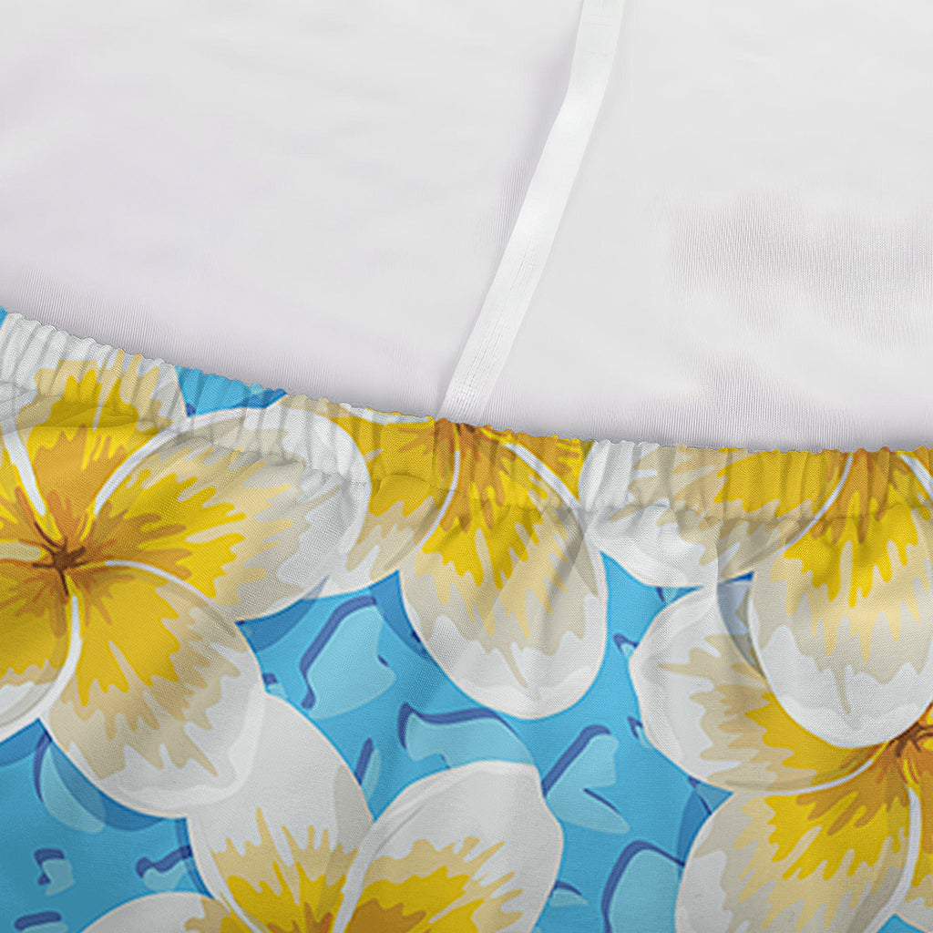 Frangipani On The Water Pattern Print Sofa Cover
