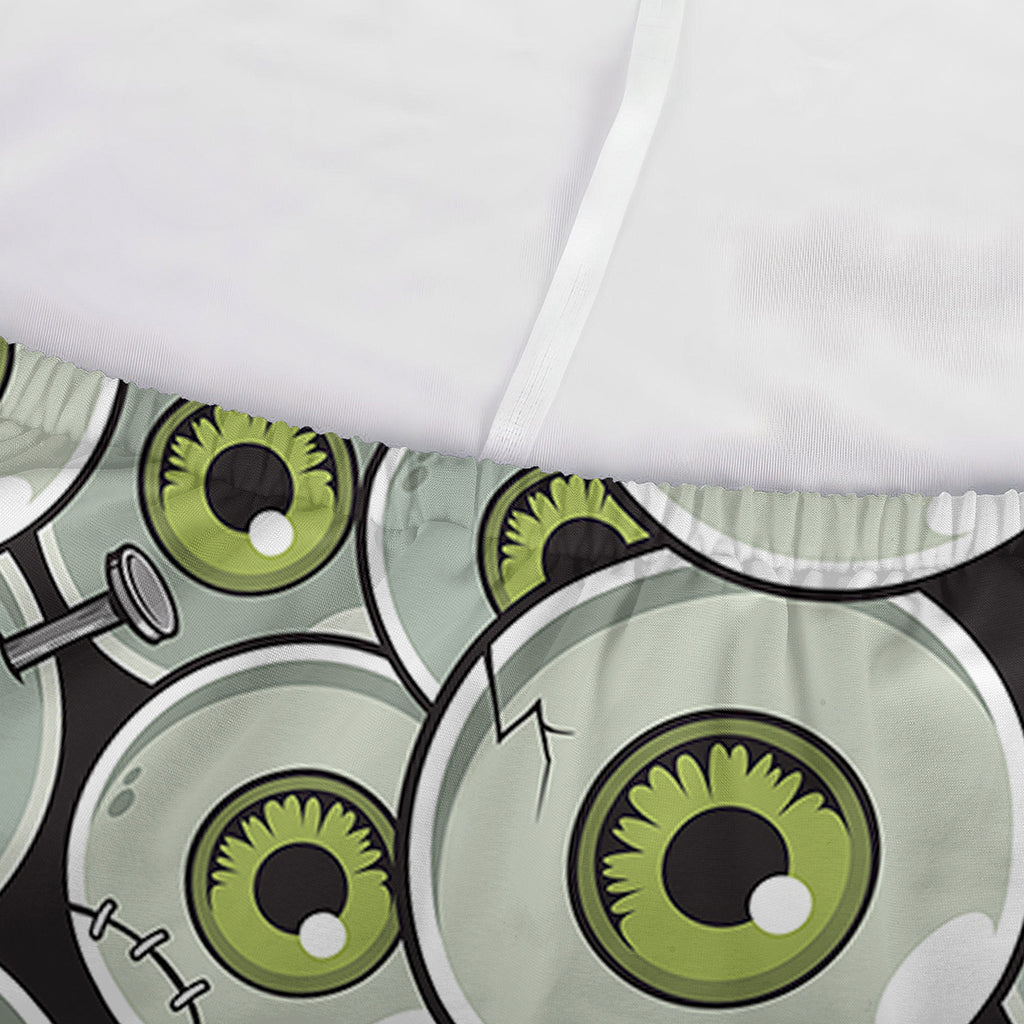 Frankenstein Eyeball Pattern Print Sofa Cover
