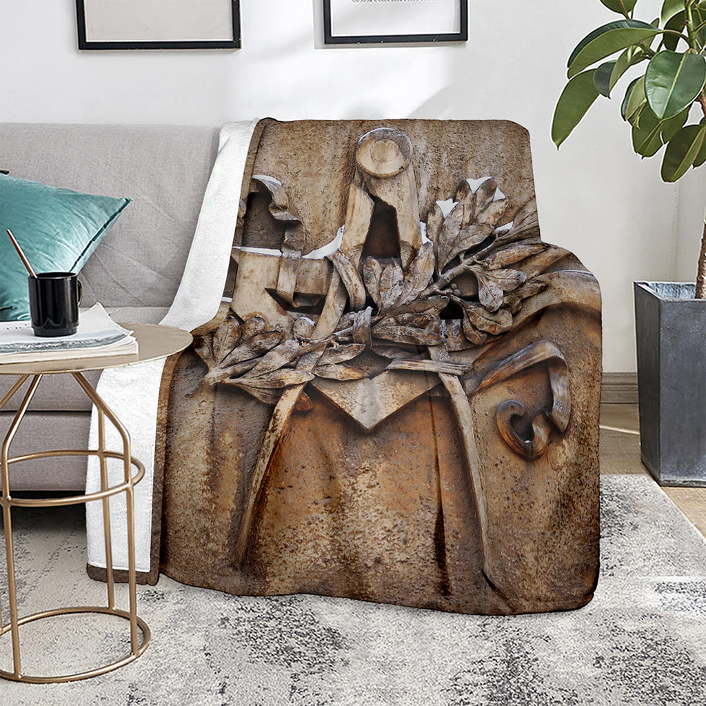 Freemasonry Emblem Print Blanket