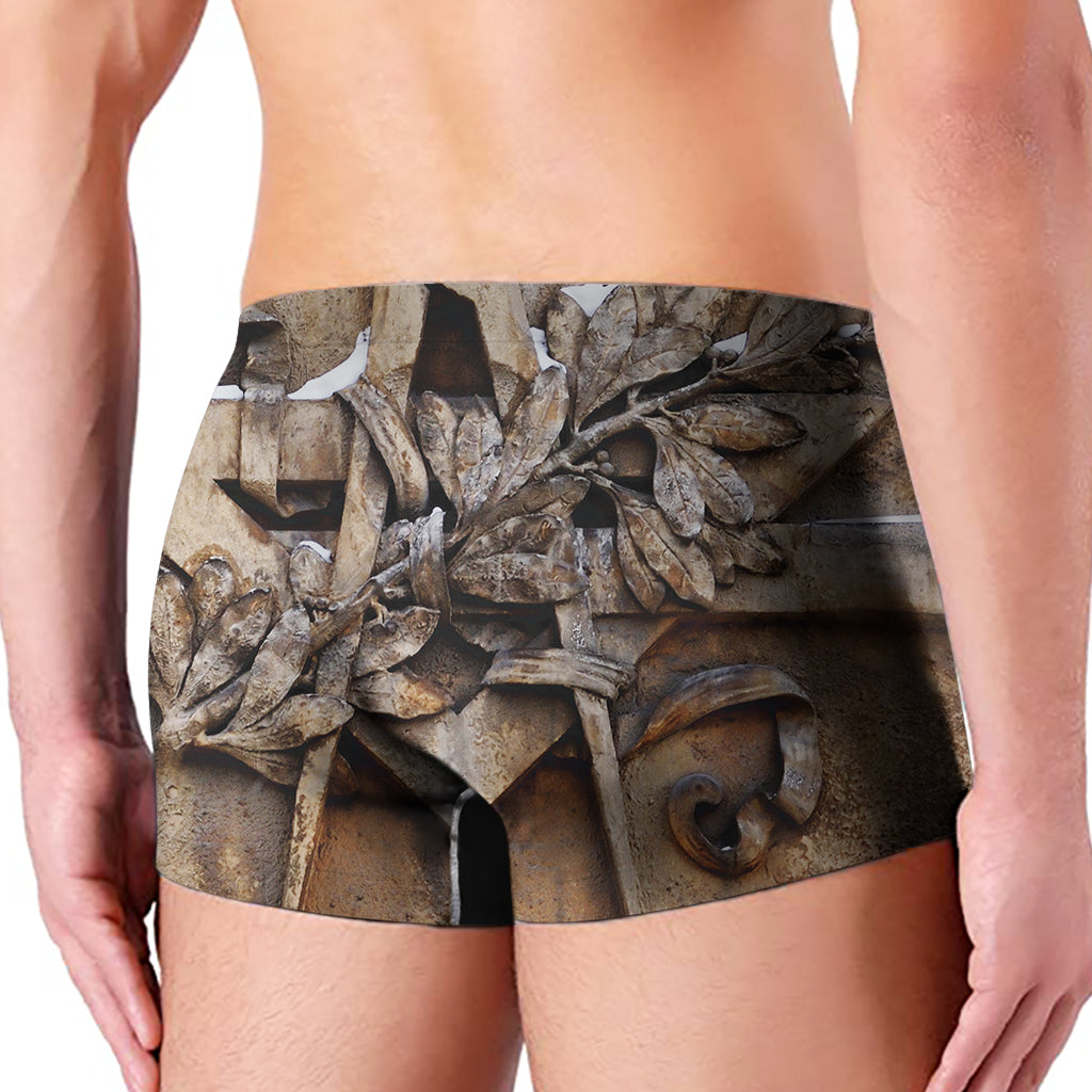 Freemasonry Emblem Print Men's Boxer Briefs