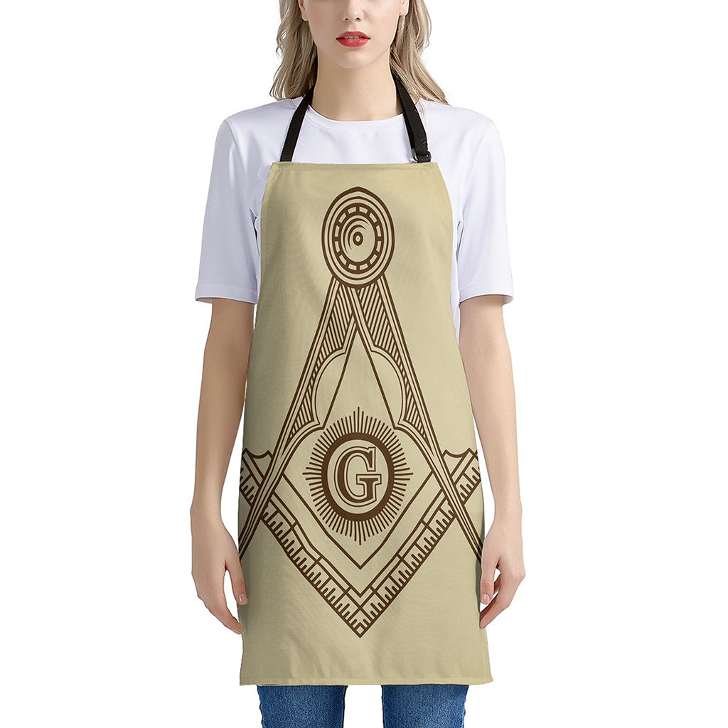 Freemasonry Symbol Print Apron