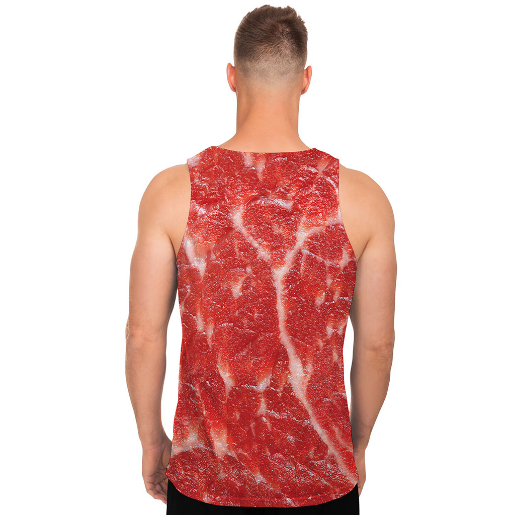 Fresh Meat Print Men's Tank Top